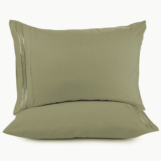 SET OF 1500 TC PILLOWCASES TWO PILLOW CASES PER SET ALL SIZES ALL COLORS