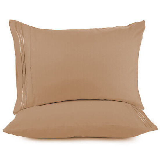 SET OF 1500 TC PILLOWCASES TWO PILLOW CASES PER SET ALL SIZES ALL COLORS