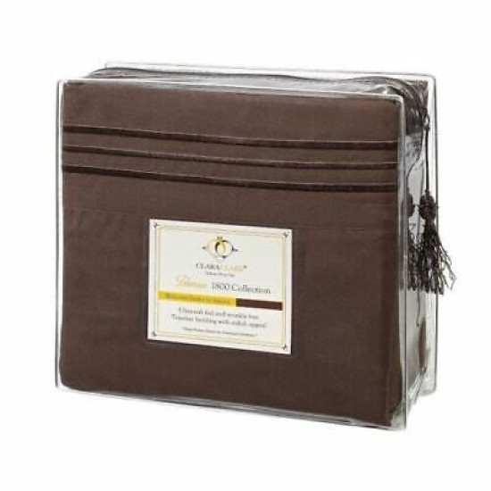 1800 Collection 4 Piece Deep Pocket Bed Sheet Set Ultra Soft Bed Sheets