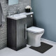 Memory Foam Contour Bathroom Toilet Mat Rug - Soft Anti Fatigue and Absorbent