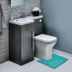 Memory Foam Contour Bathroom Toilet Mat Rug - Soft Anti Fatigue and Absorbent