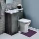 Memory Foam Contour Bathroom Toilet Mat Rug - Soft Anti Fatigue and Absorbent