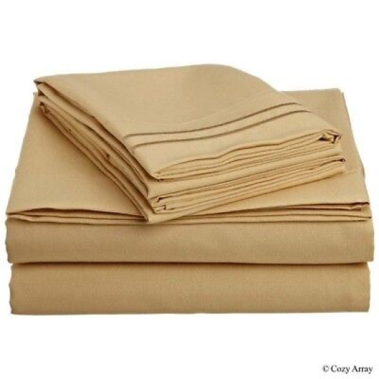 1800 Collection 4 pc Bed Sheet Set Available In Various Colors And Sizes