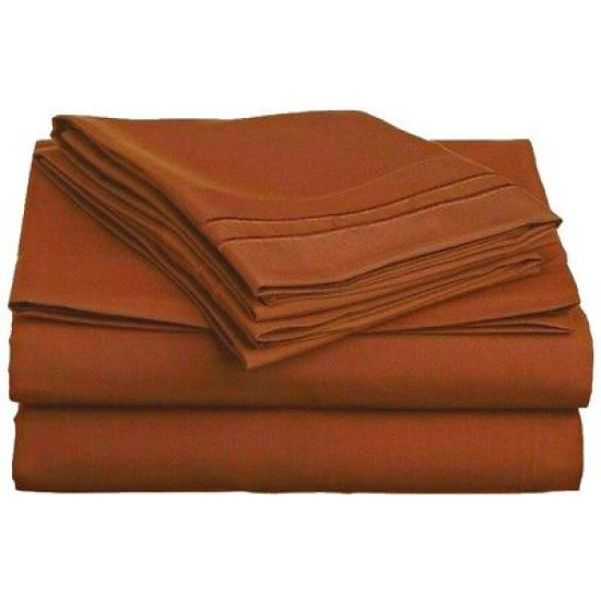 1800 Collection 4 pc Bed Sheet Set Available In Various Colors And Sizes