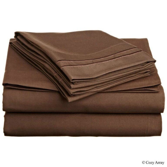 1800 Collection 4 pc Bed Sheet Set Available In Various Colors And Sizes
