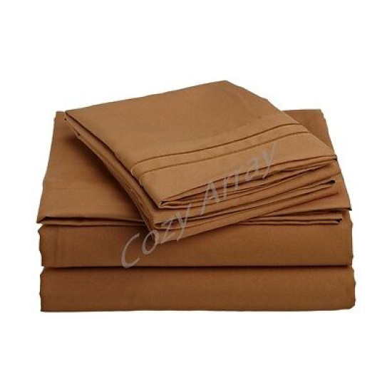 1200 THREAD COUNT 4 PIECE BED SHEET SET - IDEAL HOLIDAY GIFT