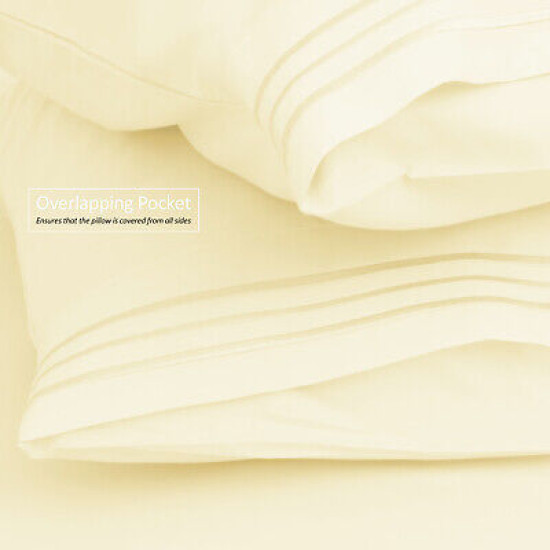 1800 Queen Or King Bed Sheets Ultra Soft Microfiber Deep Pocket 4 Pc Sheet Set