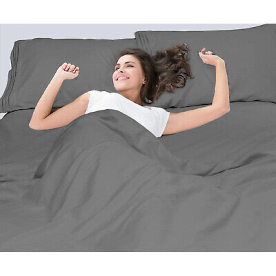 1800 Queen Or King Bed Sheets Ultra Soft Microfiber Deep Pocket 4 Pc Sheet Set