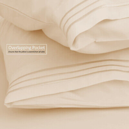 1800 Queen Or King Bed Sheets Ultra Soft Microfiber Deep Pocket 4 Pc Sheet Set