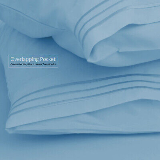 1800 Queen Or King Bed Sheets Ultra Soft Microfiber Deep Pocket 4 Pc Sheet Set