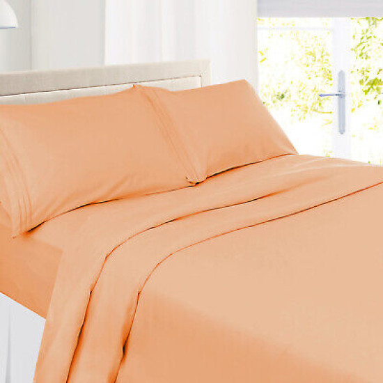1800 Queen Or King Bed Sheets Ultra Soft Microfiber Deep Pocket 4 Pc Sheet Set
