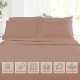 1800 Queen Or King Bed Sheets Ultra Soft Microfiber Deep Pocket 4 Pc Sheet Set
