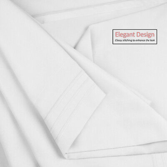 1800 Queen Or King Bed Sheets Ultra Soft Microfiber Deep Pocket 4 Pc Sheet Set