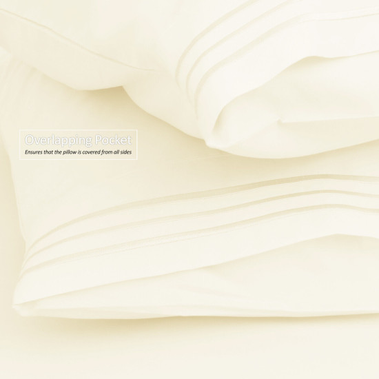 1800 Queen Or King Bed Sheets Ultra Soft Microfiber Deep Pocket 4 Pc Sheet Set