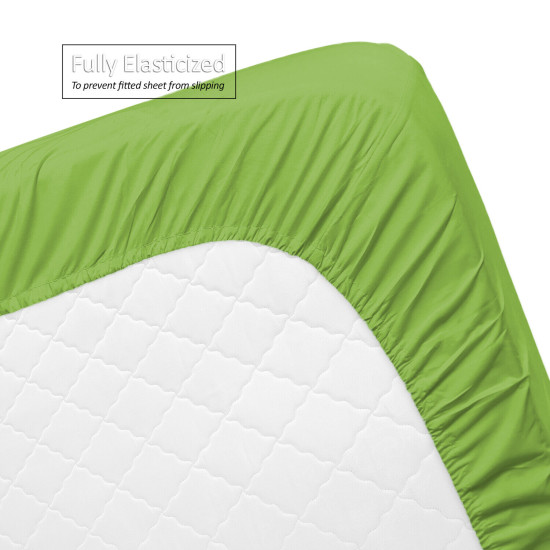 1800 Queen Or King Bed Sheets Ultra Soft Microfiber Deep Pocket 4 Pc Sheet Set