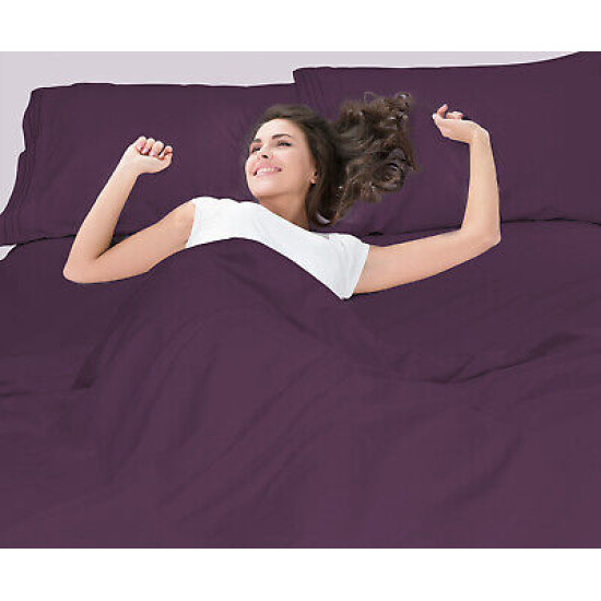 1800 Queen Or King Bed Sheets Ultra Soft Microfiber Deep Pocket 4 Pc Sheet Set