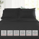 1800 Queen Or King Bed Sheets Ultra Soft Microfiber Deep Pocket 4 Pc Sheet Set