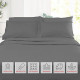 1800 Queen Or King Bed Sheets Ultra Soft Microfiber Deep Pocket 4 Pc Sheet Set