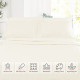 1800 Queen Or King Bed Sheets Ultra Soft Microfiber Deep Pocket 4 Pc Sheet Set