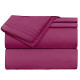 1800 Queen Or King Bed Sheets Ultra Soft Microfiber Deep Pocket 4 Pc Sheet Set