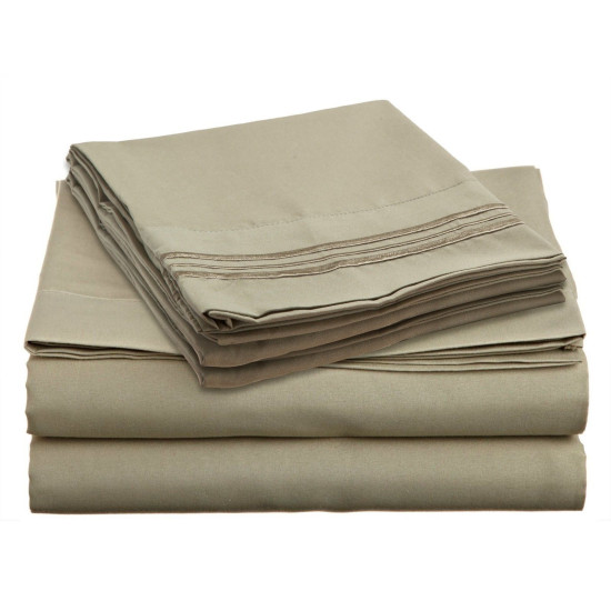1800 PREMIER COLLECTION 6 PIECE DEEP POCKET BED SHEET SET