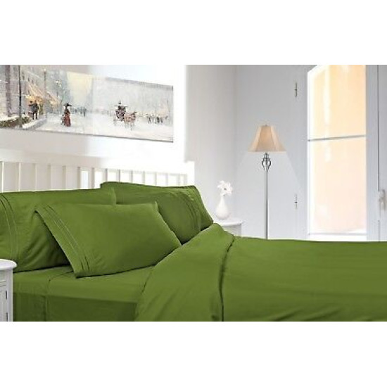 1800 Premier Deep Pocket Bed Sheet Set - Available in 8 Sizes and 21 Colors