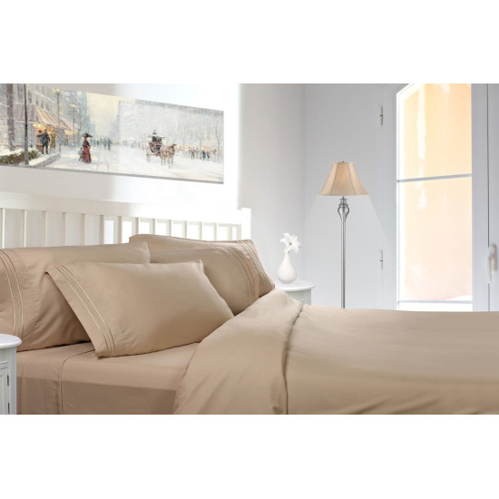 1800 Premier Deep Pocket Bed Sheet Set - Available in 8 Sizes and 21 Colors
