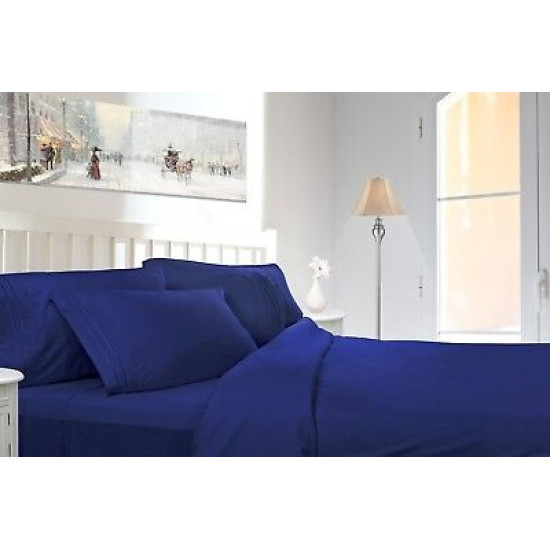 1800 Premier Deep Pocket Bed Sheet Set - Available in 8 Sizes and 21 Colors