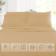 Double Brushed Soft Microfiber Hotel Style Bed Sheets, Deep Pocket Sheet Set