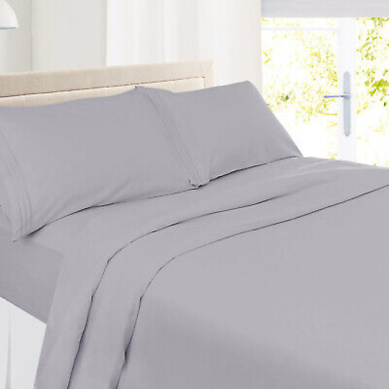 Double Brushed Soft Microfiber Hotel Style Bed Sheets, Deep Pocket Sheet Set