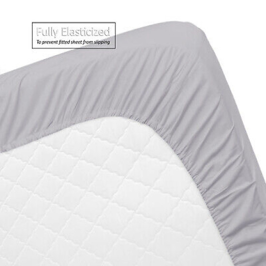 Double Brushed Soft Microfiber Hotel Style Bed Sheets, Deep Pocket Sheet Set
