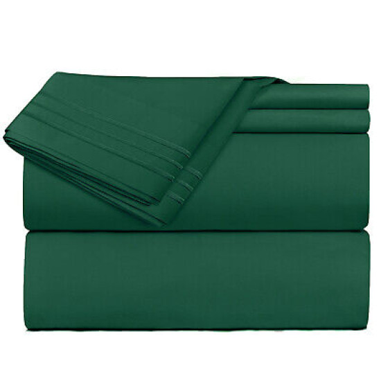 Double Brushed Soft Microfiber Hotel Style Bed Sheets, Deep Pocket Sheet Set