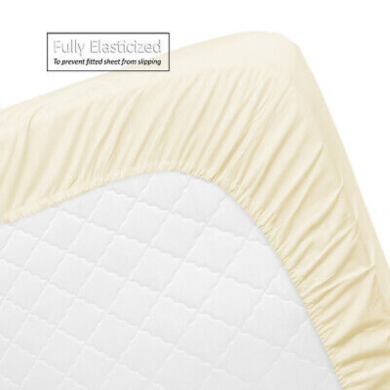 Double Brushed Soft Microfiber Hotel Style Bed Sheets, Deep Pocket Sheet Set