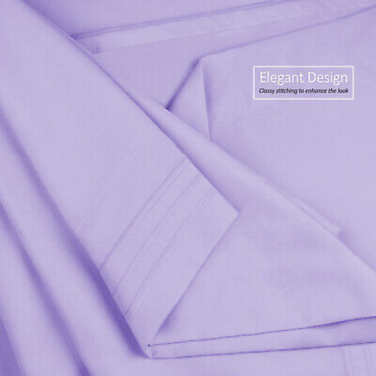 Double Brushed Soft Microfiber Hotel Style Bed Sheets, Deep Pocket Sheet Set