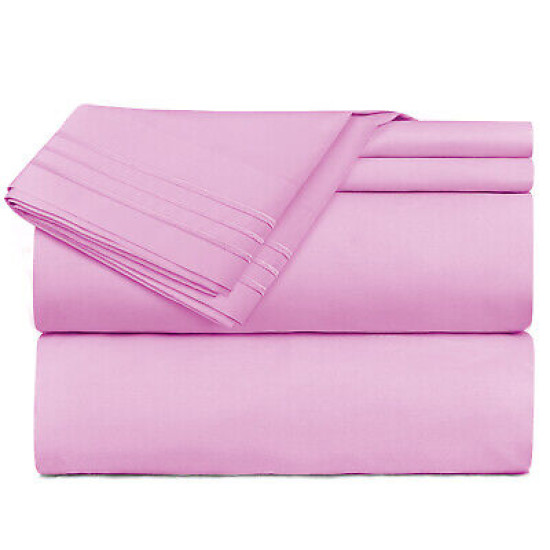 Double Brushed Soft Microfiber Hotel Style Bed Sheets, Deep Pocket Sheet Set