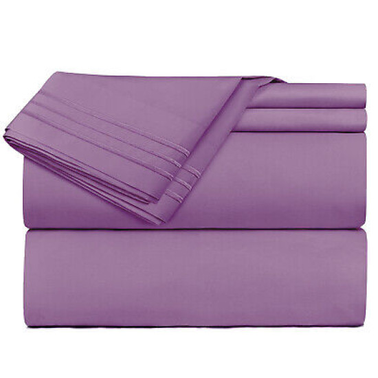 Double Brushed Soft Microfiber Hotel Style Bed Sheets, Deep Pocket Sheet Set