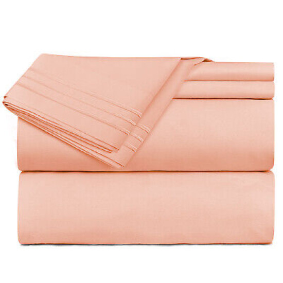 Double Brushed Soft Microfiber Hotel Style Bed Sheets, Deep Pocket Sheet Set