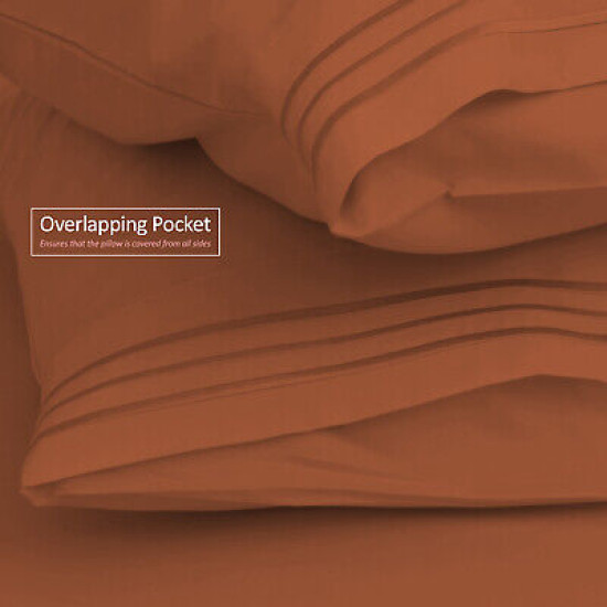 Double Brushed Soft Microfiber Hotel Style Bed Sheets, Deep Pocket Sheet Set