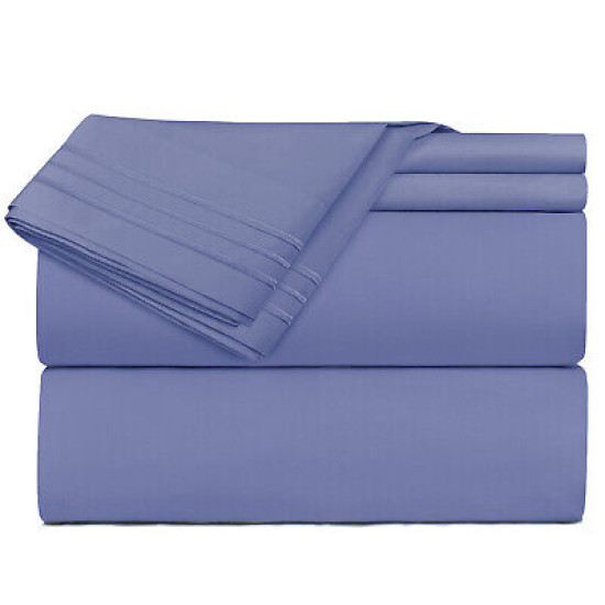 Double Brushed Soft Microfiber Hotel Style Bed Sheets, Deep Pocket Sheet Set