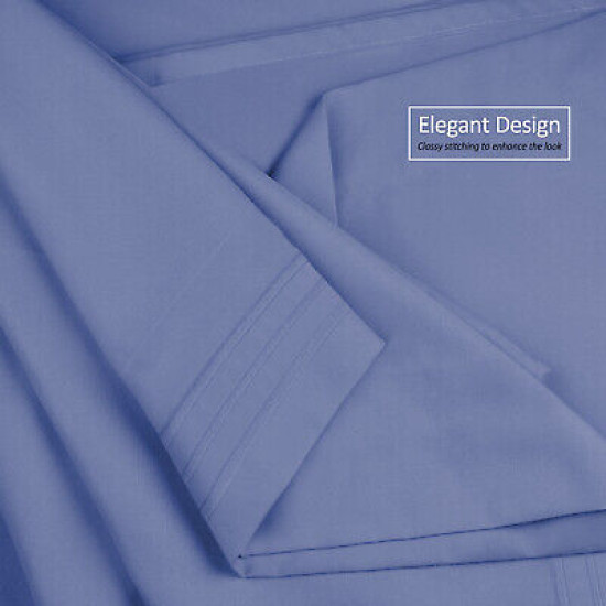 Double Brushed Soft Microfiber Hotel Style Bed Sheets, Deep Pocket Sheet Set