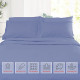 Double Brushed Soft Microfiber Hotel Style Bed Sheets, Deep Pocket Sheet Set