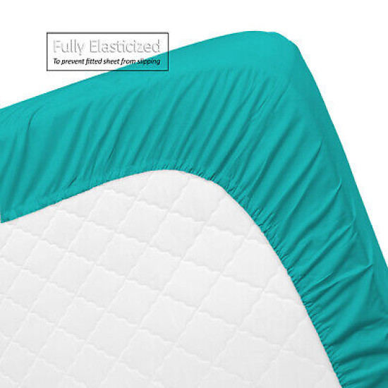 Double Brushed Soft Microfiber Hotel Style Bed Sheets, Deep Pocket Sheet Set