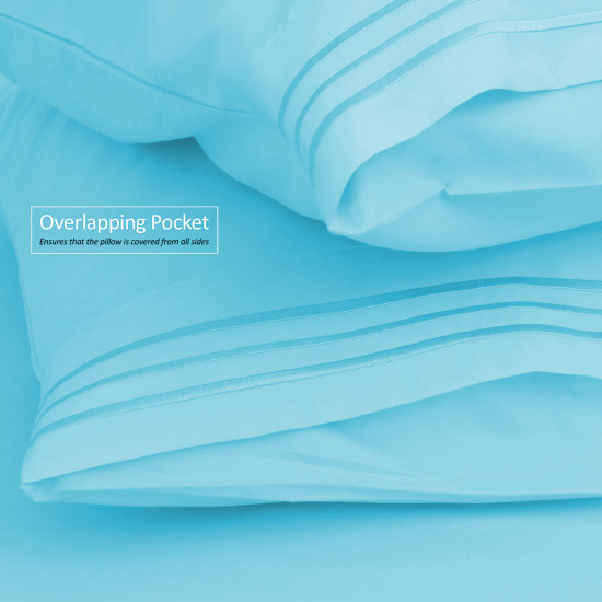 Double Brushed Soft Microfiber Hotel Style Bed Sheets, Deep Pocket Sheet Set