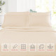 Double Brushed Soft Microfiber Hotel Style Bed Sheets, Deep Pocket Sheet Set