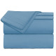 Double Brushed Soft Microfiber Hotel Style Bed Sheets, Deep Pocket Sheet Set