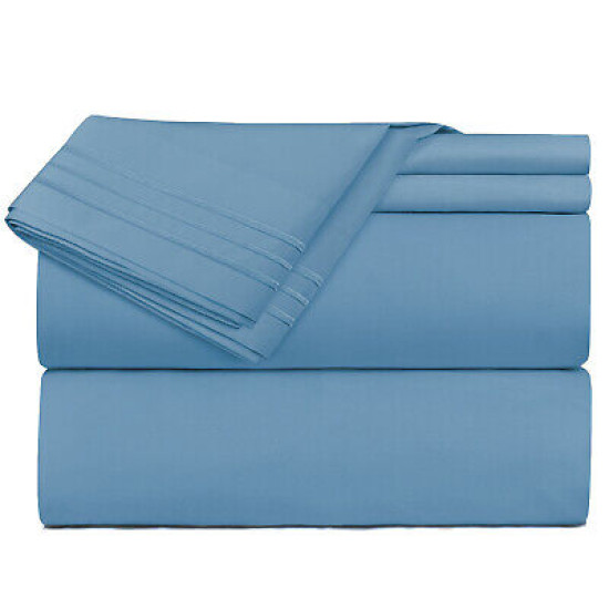 Double Brushed Soft Microfiber Hotel Style Bed Sheets, Deep Pocket Sheet Set