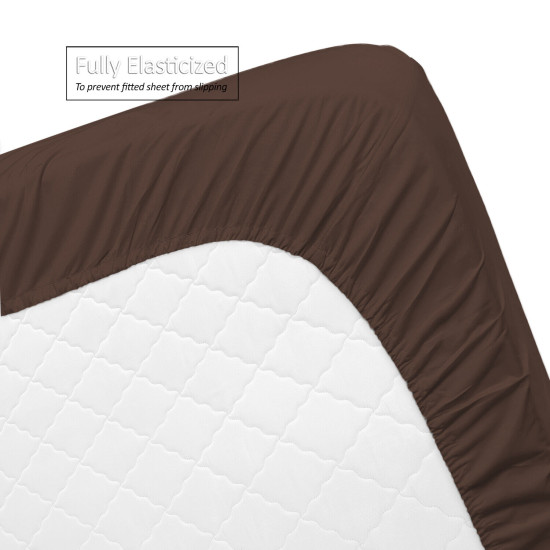 Double Brushed Soft Microfiber Hotel Style Bed Sheets, Deep Pocket Sheet Set
