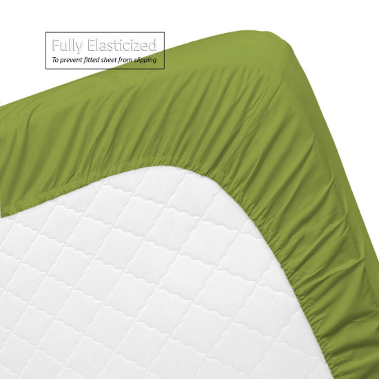 Double Brushed Soft Microfiber Hotel Style Bed Sheets, Deep Pocket Sheet Set