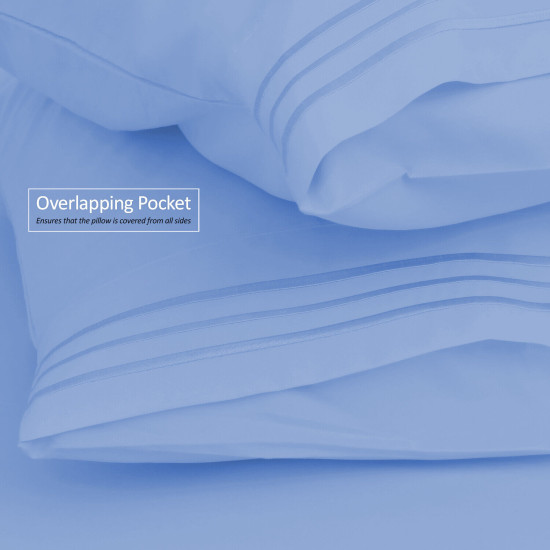 Double Brushed Soft Microfiber Hotel Style Bed Sheets, Deep Pocket Sheet Set