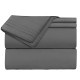 Double Brushed Soft Microfiber Hotel Style Bed Sheets, Deep Pocket Sheet Set